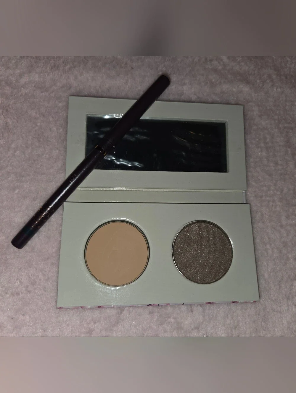 Mally Eye Shadow Duo Palette in Frosted Taupe &  Evercolor Gel Eyeliner